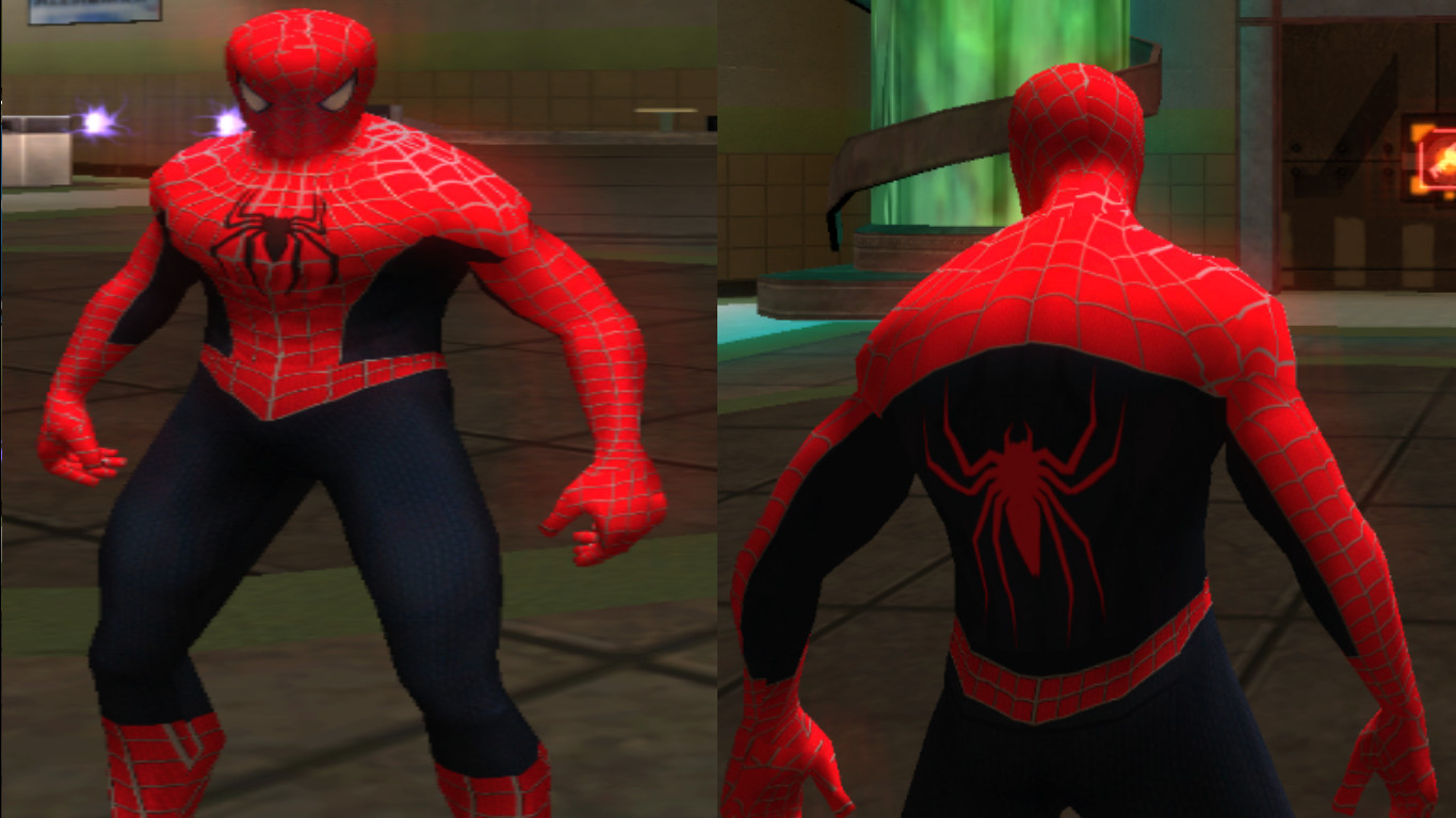 Spider-Man Web Of Shadows  Edge Of Time Suit (Amazing) [PC MOD] 