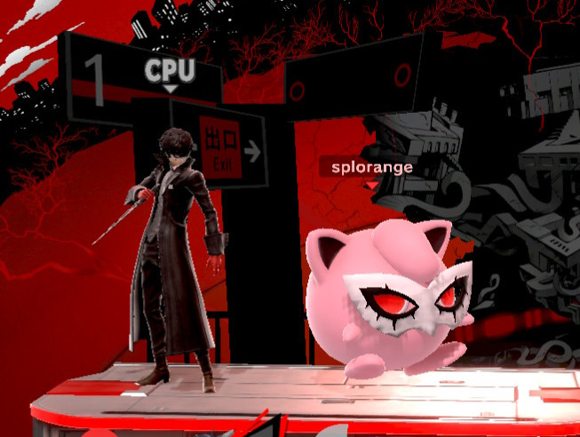 Joker Mask Jigglypuff [Super Smash Bros. Ultimate] [Mods]