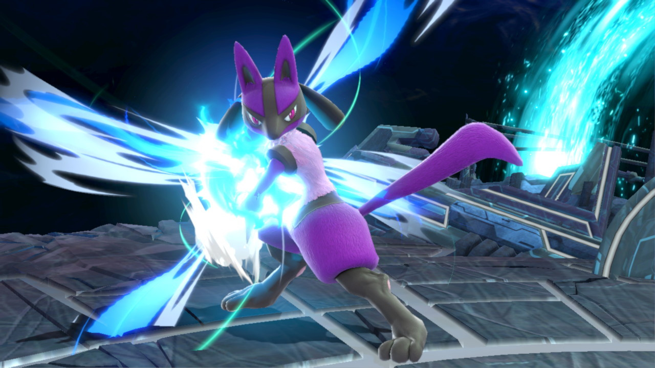 Purple Lucario [Super Smash Bros. Ultimate] [Mods]