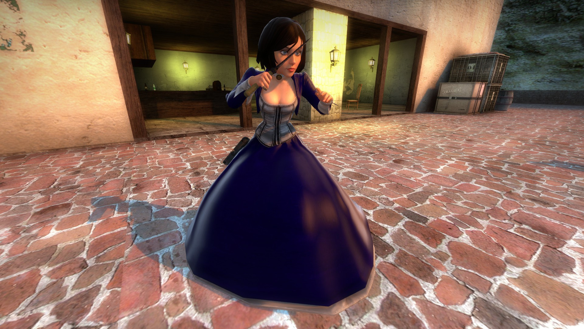 Bioshock Infinite Elizabeth Corset for GTA San Andreas