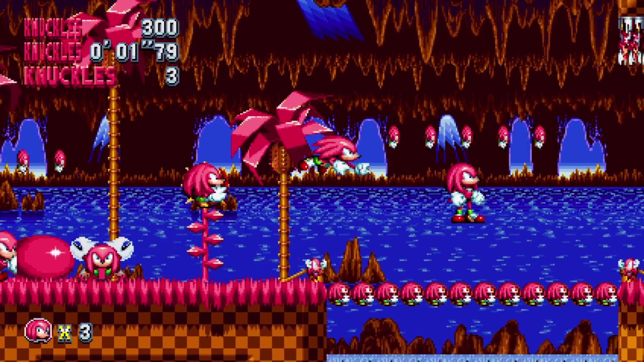 Comical Sonic Mania mod adds Knuckles and Knuckles and Knuckles