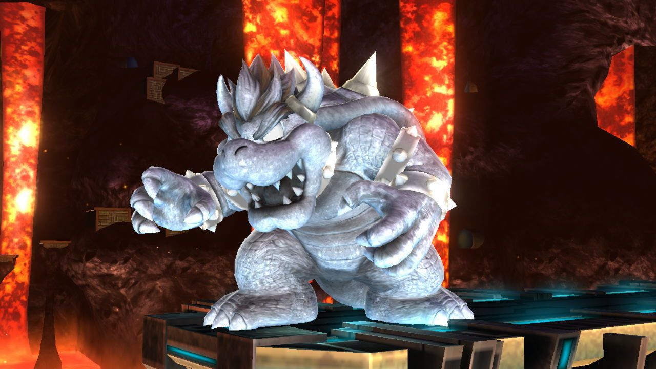 Bowser statue [Super Smash Bros. (Wii U)] [Mods]