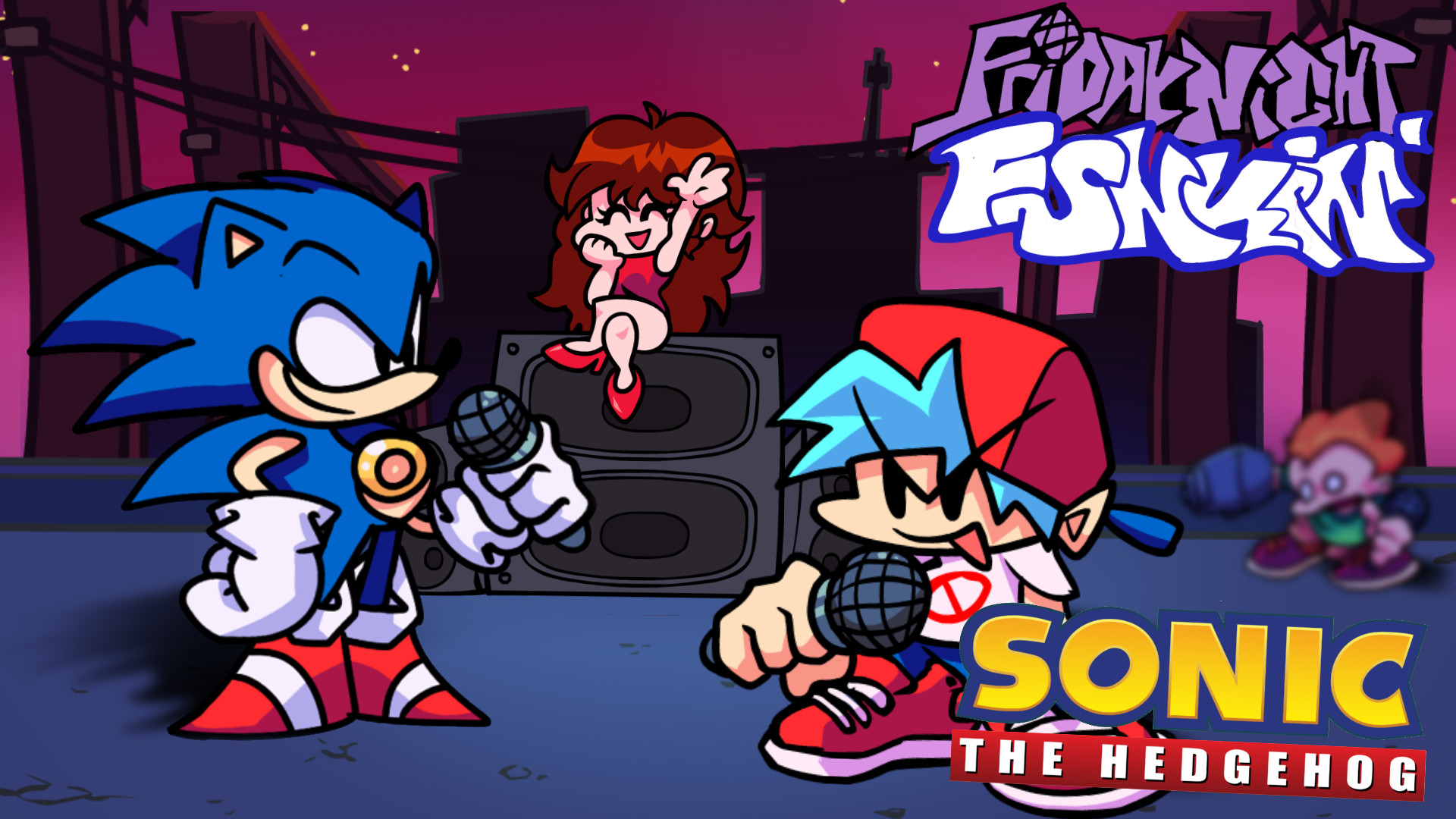 Sonic The Hedgehog (Over Boyfriend) [Friday Night Funkin'] [Mods]