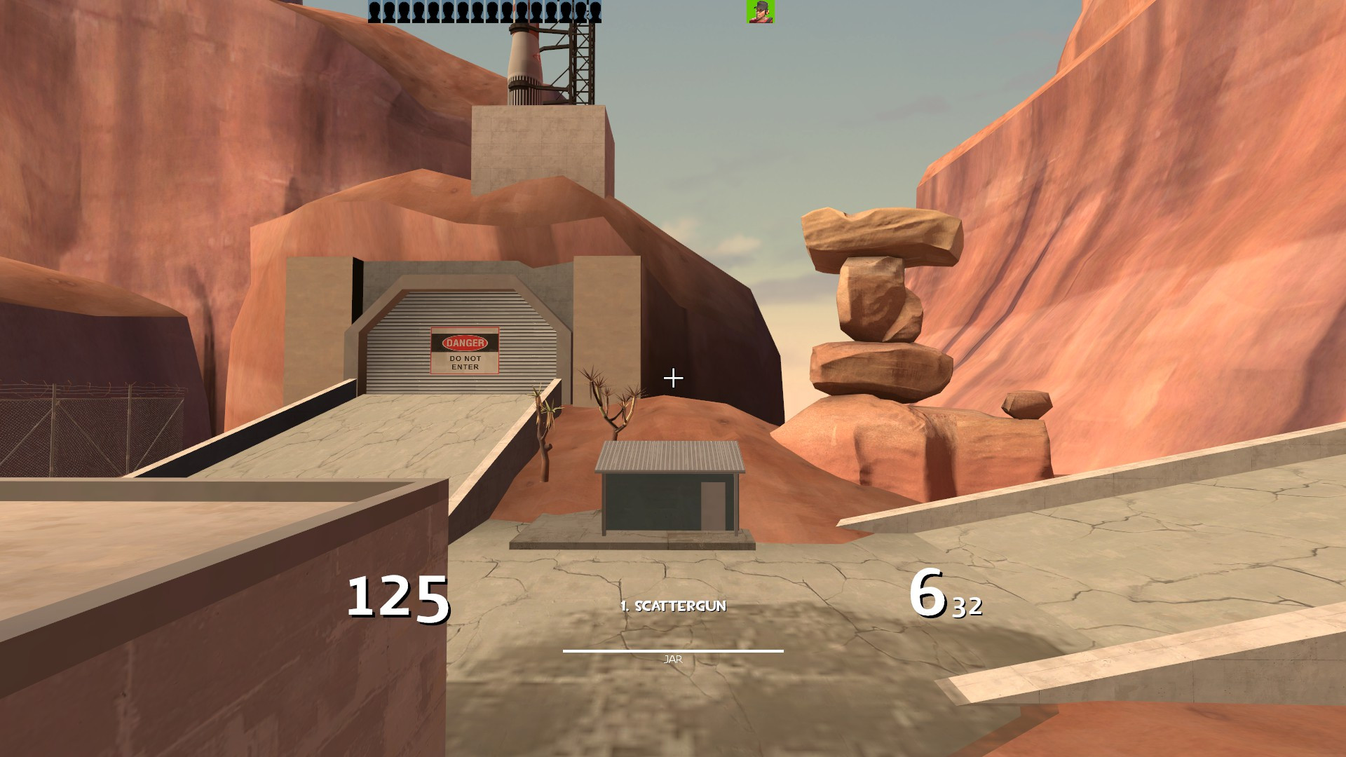 Active weapon name text for disabled viewmodels
