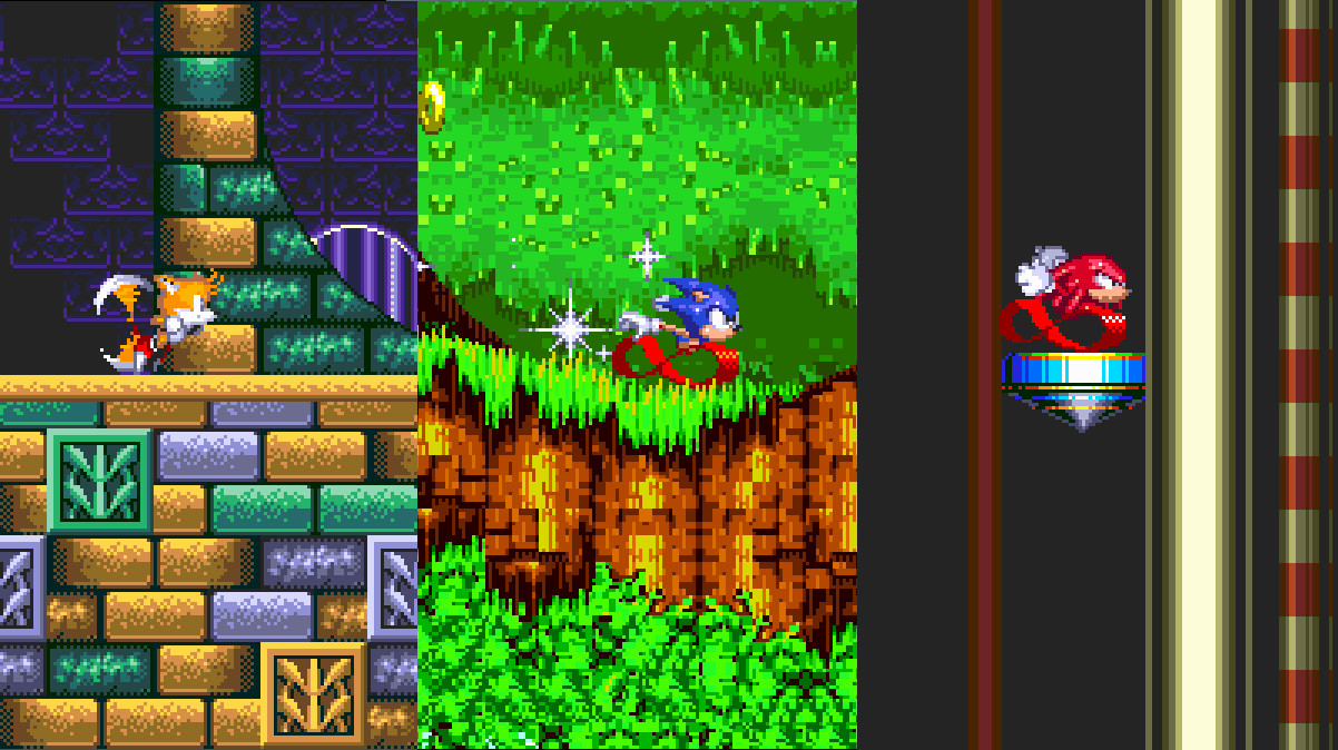 Sonic 3 A.I.R (Generations 3D Sprites) & Knuckles