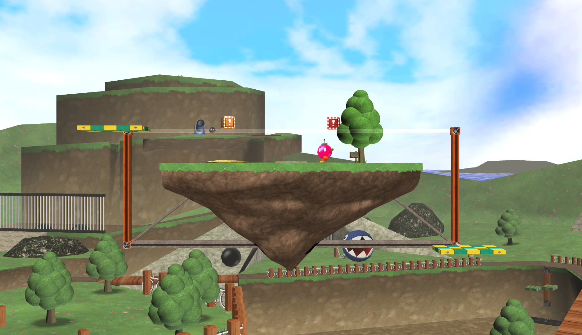 Bobomb Battlefield [Super Smash Bros. Brawl] [Mods]