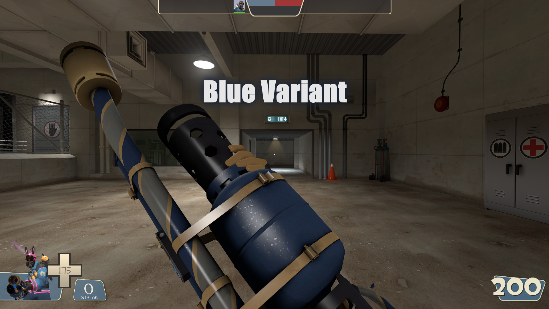 Saccharine Striped BLU Team Recolor [Team Fortress 2] [Mods]