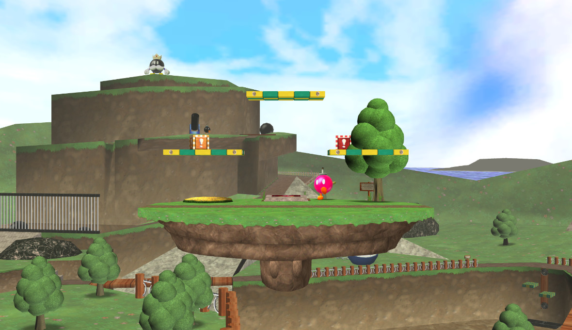 Bob-omb Battlefield [Super Smash Bros. Brawl] [Mods]