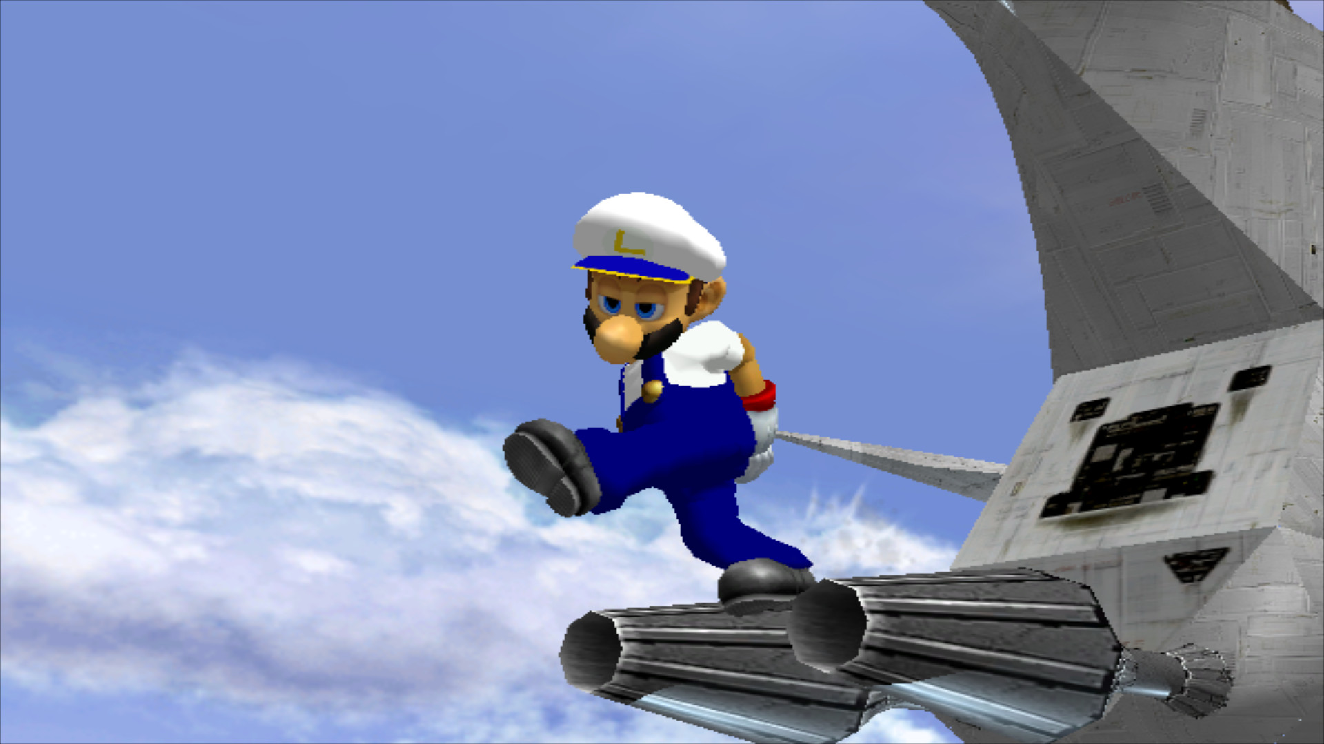 Sailor Luigi [Super Smash Bros. Melee] [Mods]