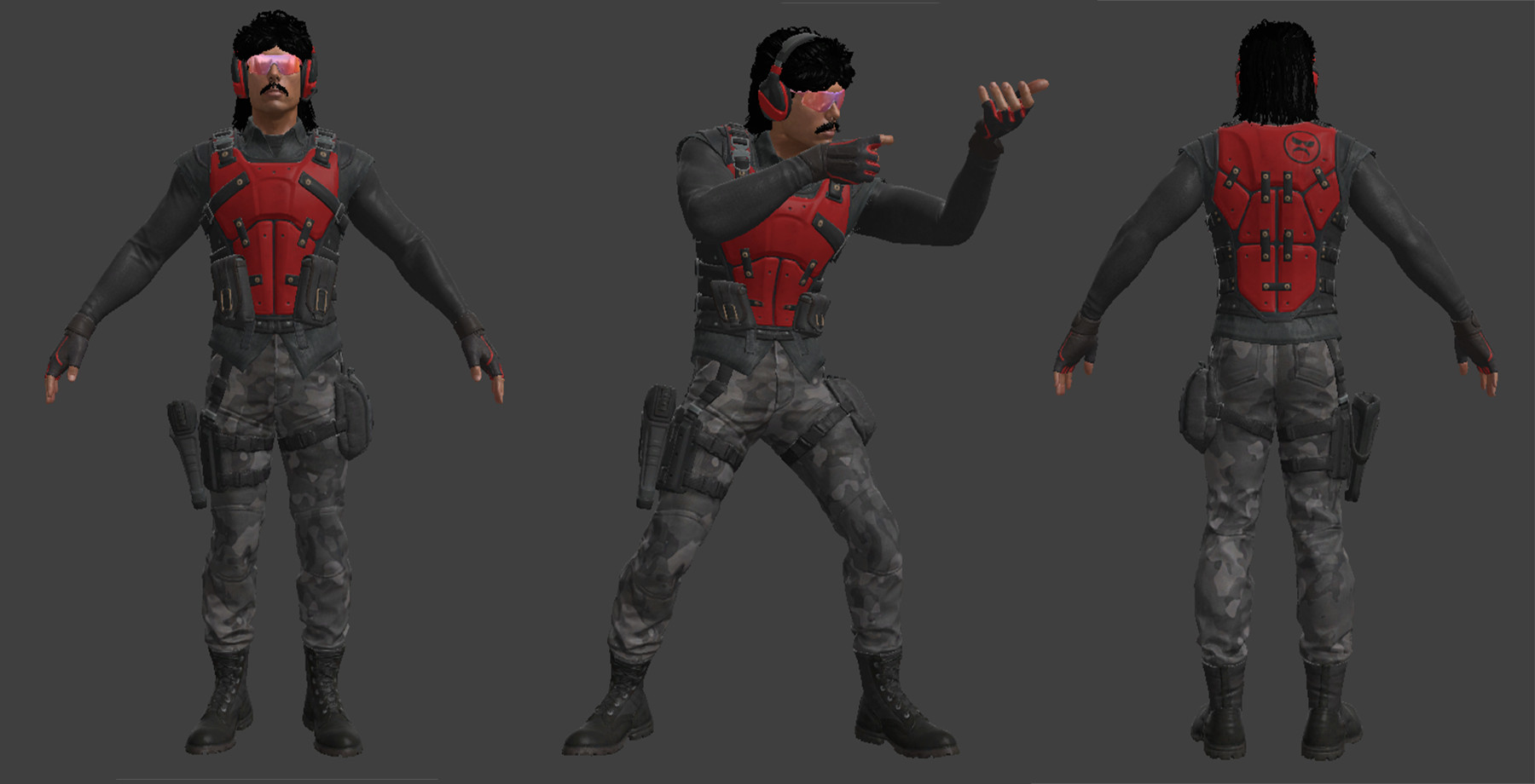 Dr.Disrespect from Rogue Company
