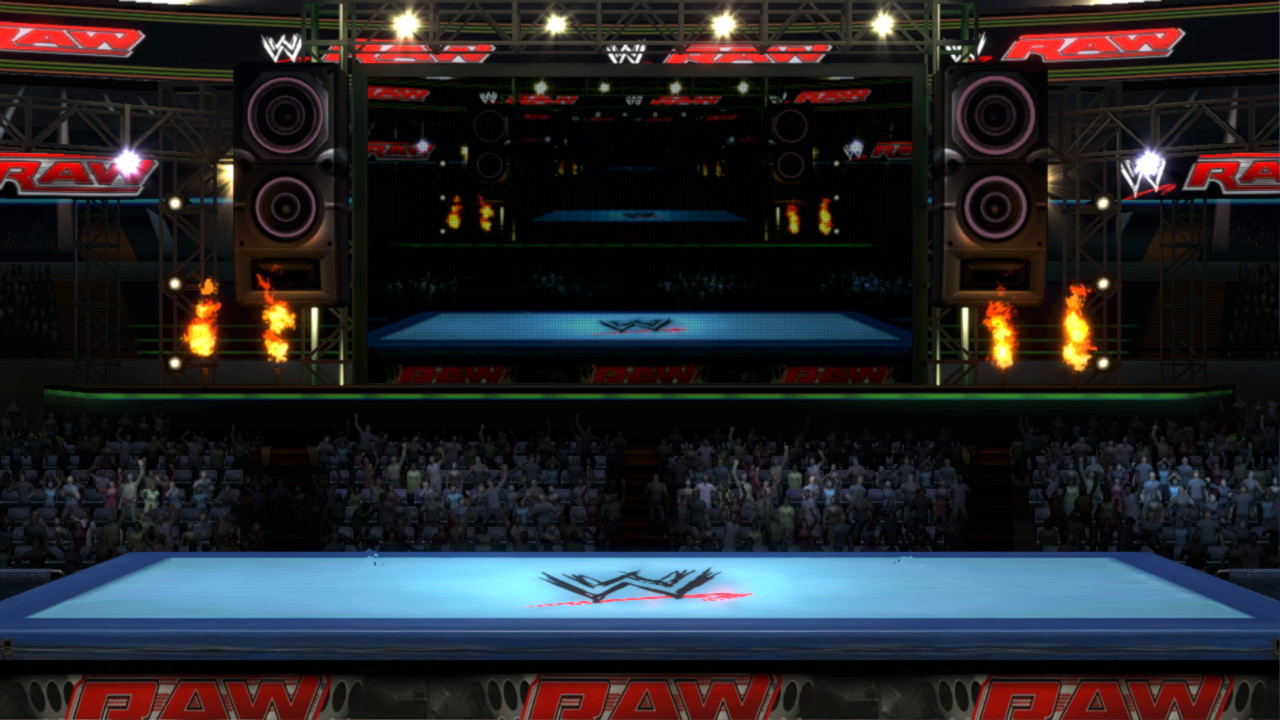 WWE Raw & Smackdown Boxing Ring [Super Smash Bros. Ultimate] [Mods]