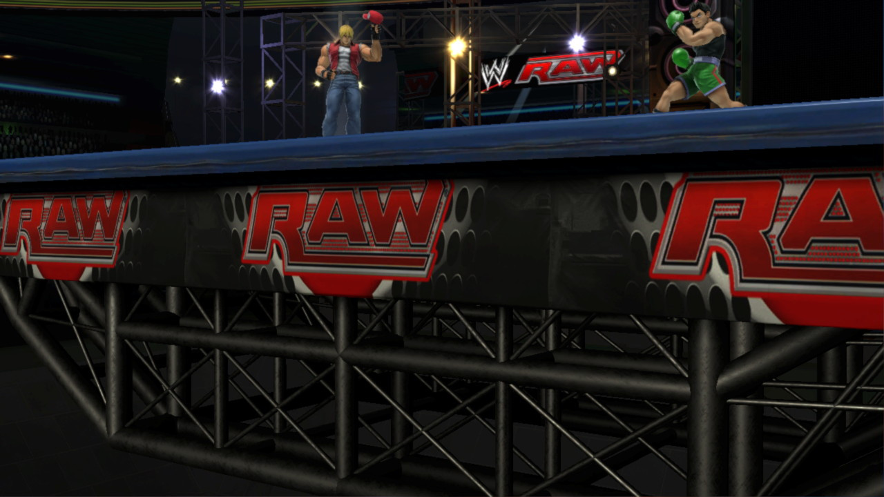 WWE Raw & Smackdown Boxing Ring [Super Smash Bros. Ultimate] [Mods]