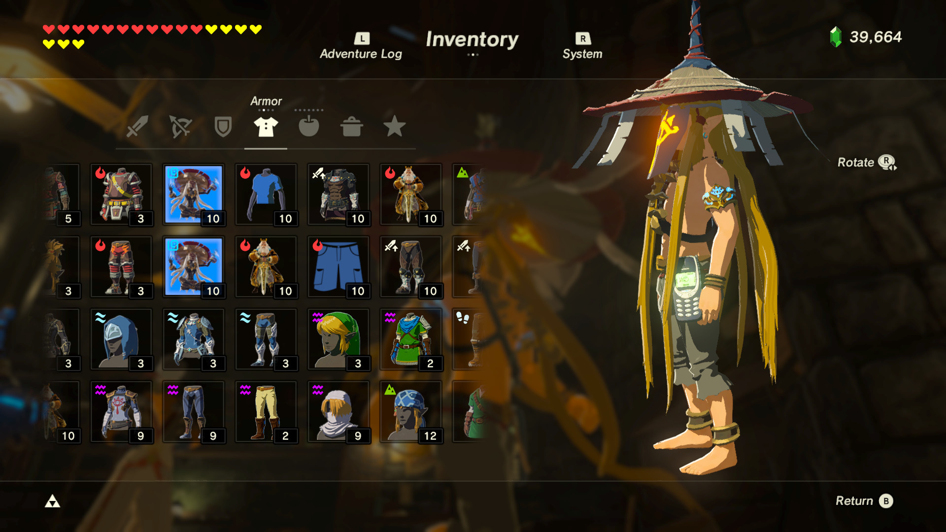 Monk Maz Koshia Armor [The Legend of Zelda Breath of the Wild (WiiU