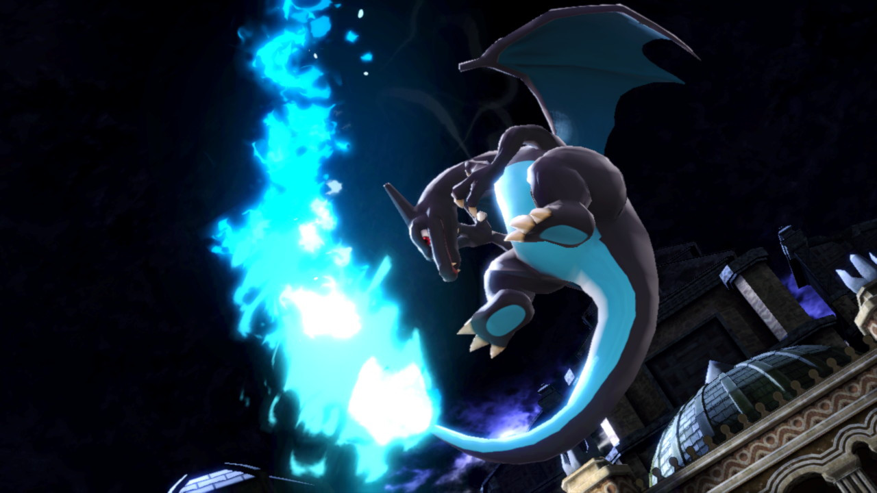 Mega Charizard X Breathes Blue Flames and Changes Type