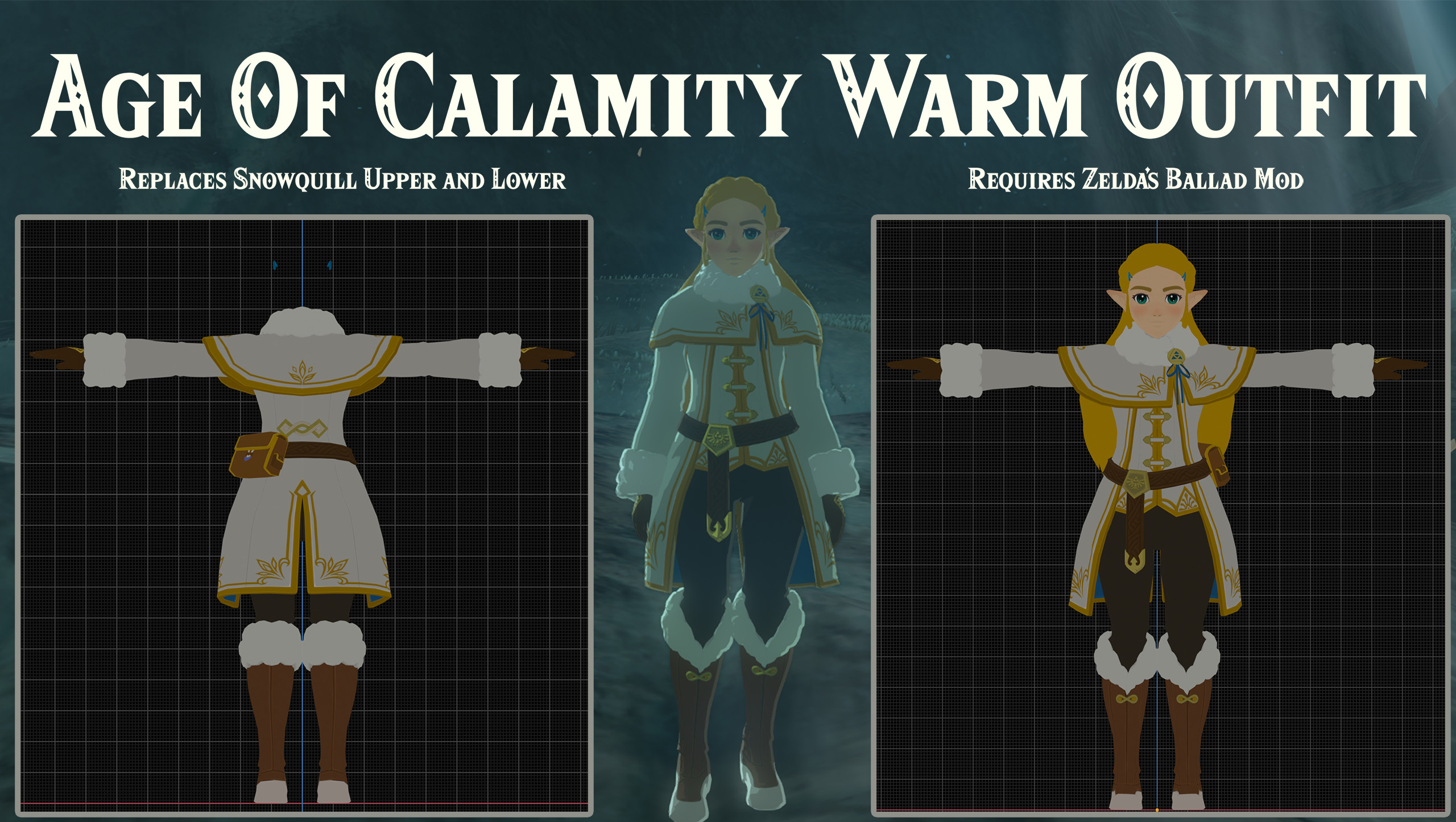 Zelda's Ballad Age Of Calamity Warm Outfit [The Legend of Zelda