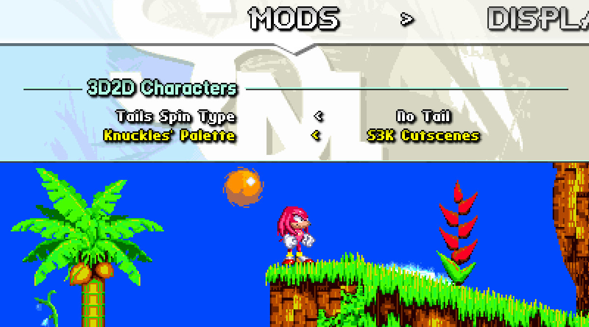 Sonic 3D in 2D Shadow [Sonic 3 A.I.R.] [Mods]