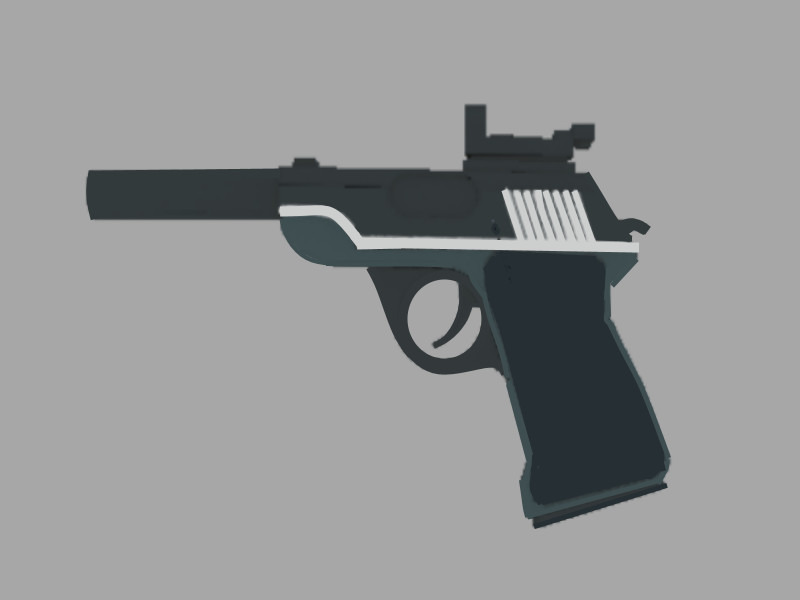 Suppressor + Red Dot Sight Pistol