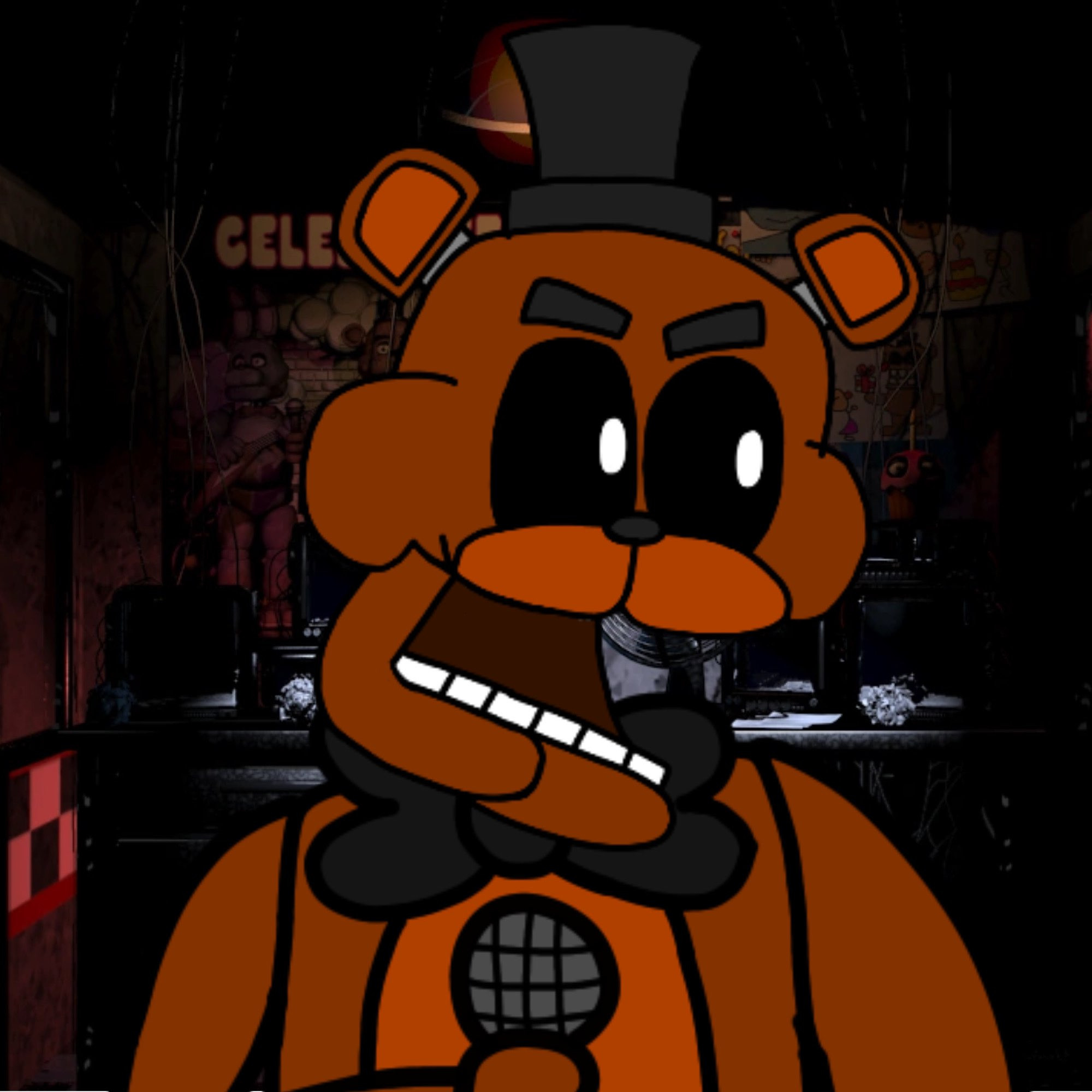 FIVE NIGHTS AT FREDDY'S NO FNF! Friday Night Funkin VS Freddy Fazbear FNAF  