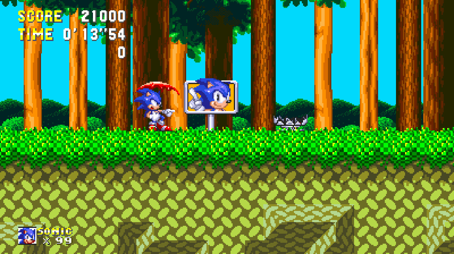 Sonic 3) Improved Sonic [Sonic 3 A.I.R.] [Mods]