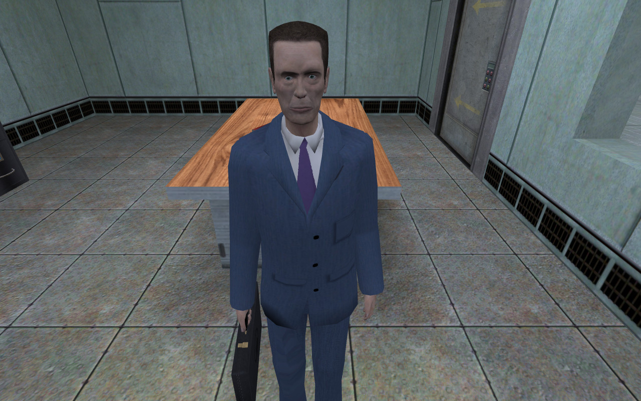 Gman from half-life hd