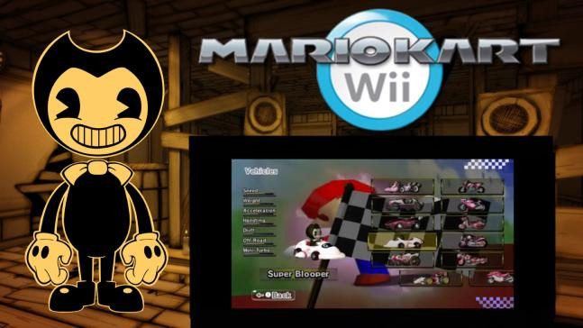 Bendy Mario Kart Wii Mods