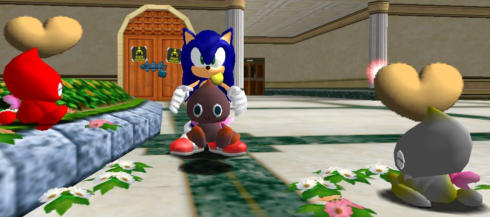 Sonic Movie 2 Poster over Chao in Space [Sonic Adventure DX] [Mods]