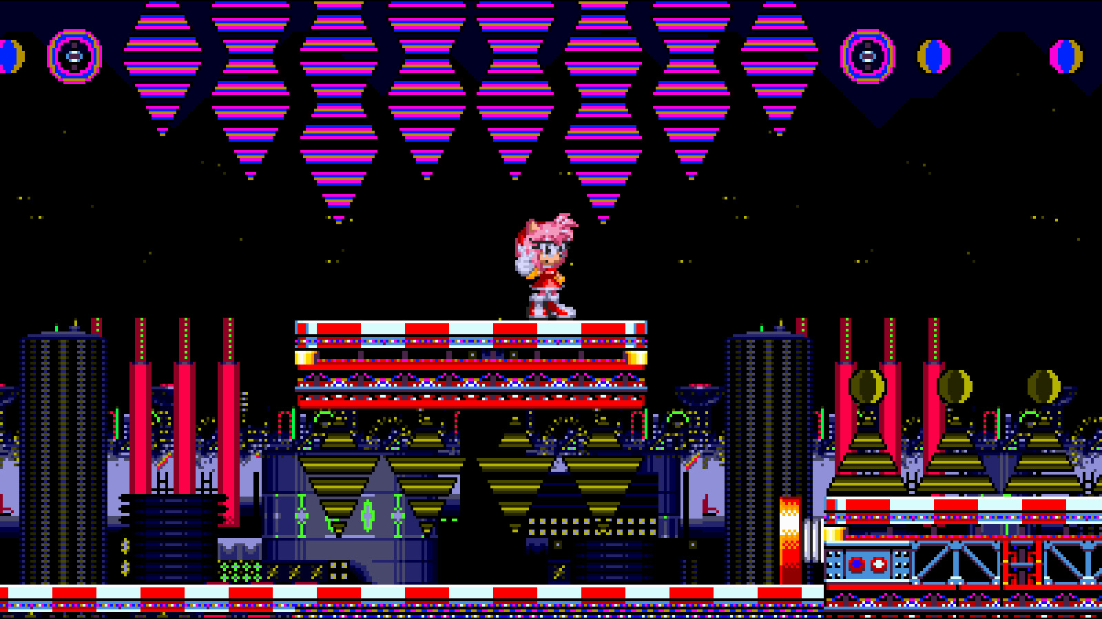 Fleetway Amy in Sonic 3 air [Sonic 3 A.I.R.] [Mods]