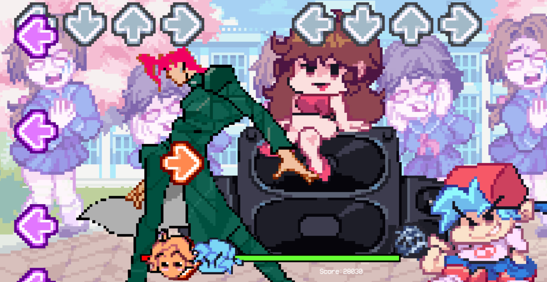 HFTF Kakyoin over Senpai [Friday Night Funkin'] [Mods]