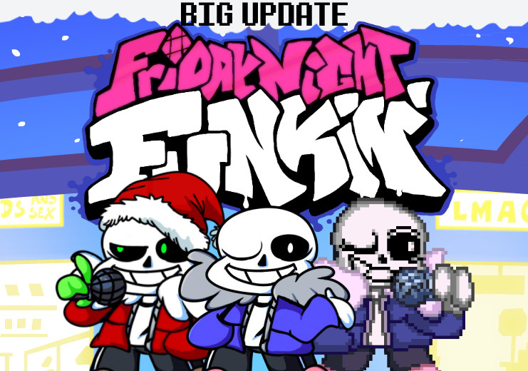 Playable Sans Undertale (Skin) [Friday Night Funkin'] [Mods]