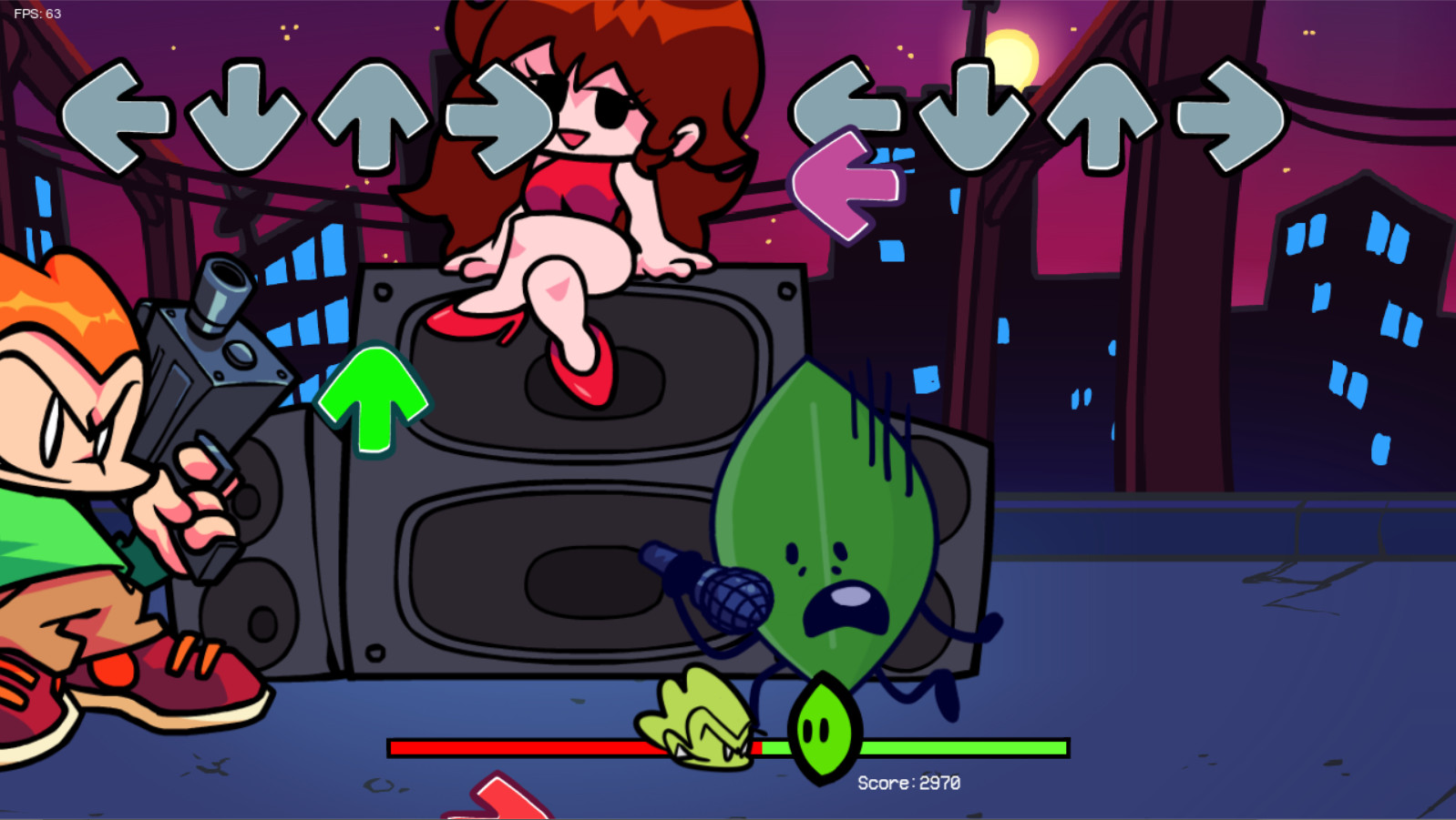 [BFDI/BFB] Playable Leafy [Friday Night Funkin'] [Mods]