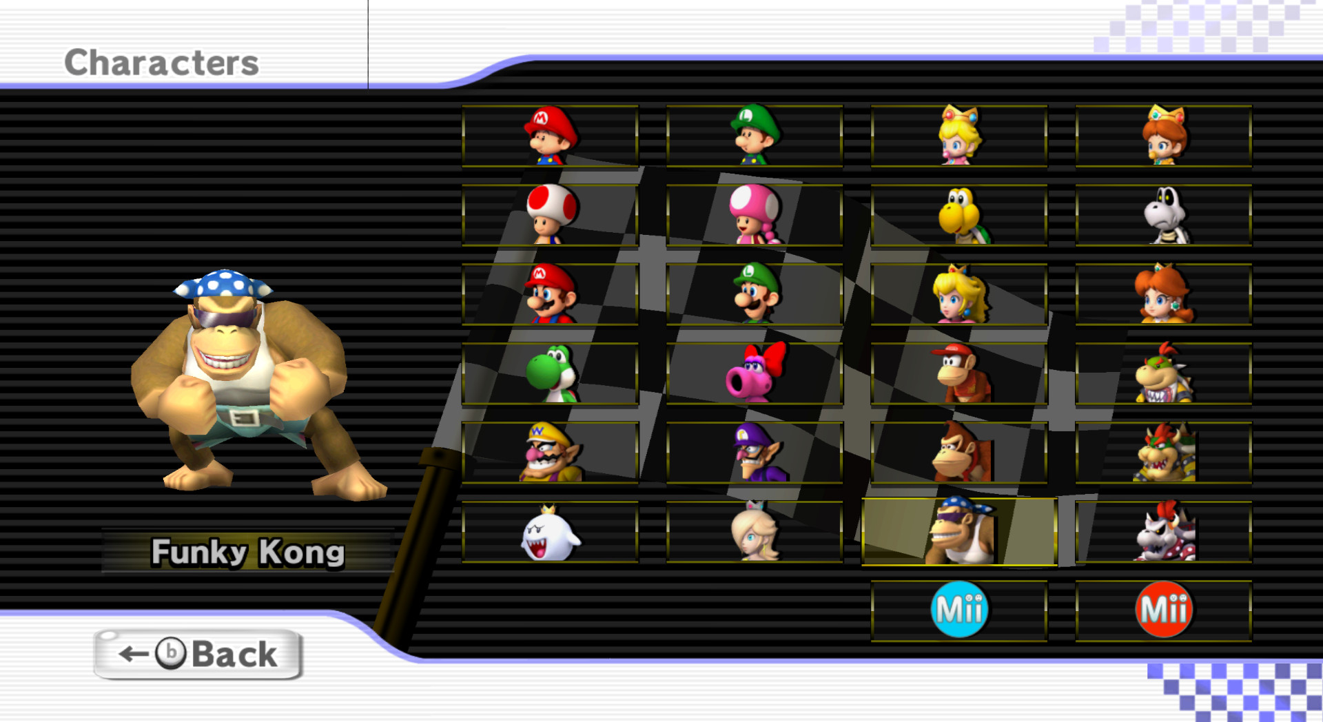 Blue Bandana Funky Kong [Mario Kart Wii] [Mods]