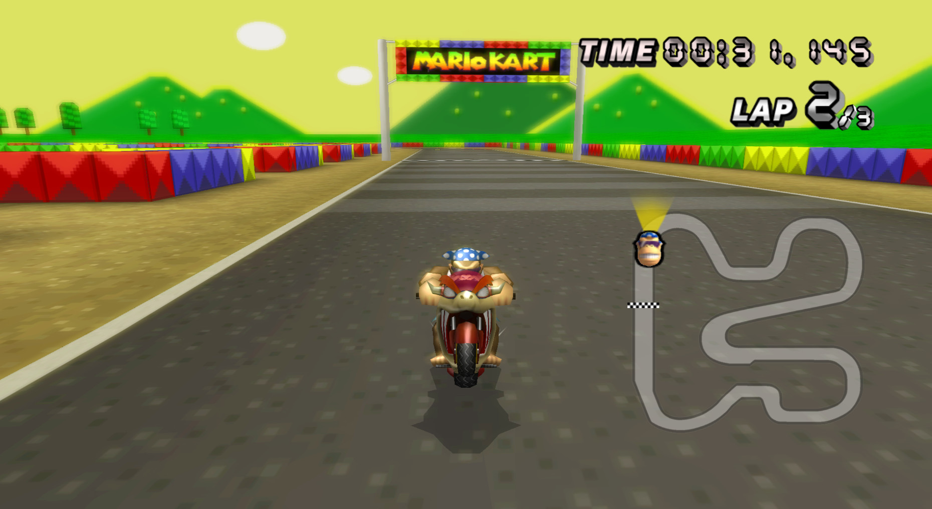 Blue Bandana Funky Kong [Mario Kart Wii] [Mods]