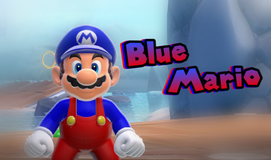 Blue Mario [Super Mario 3D World + Bowser's Fury] [Mods]