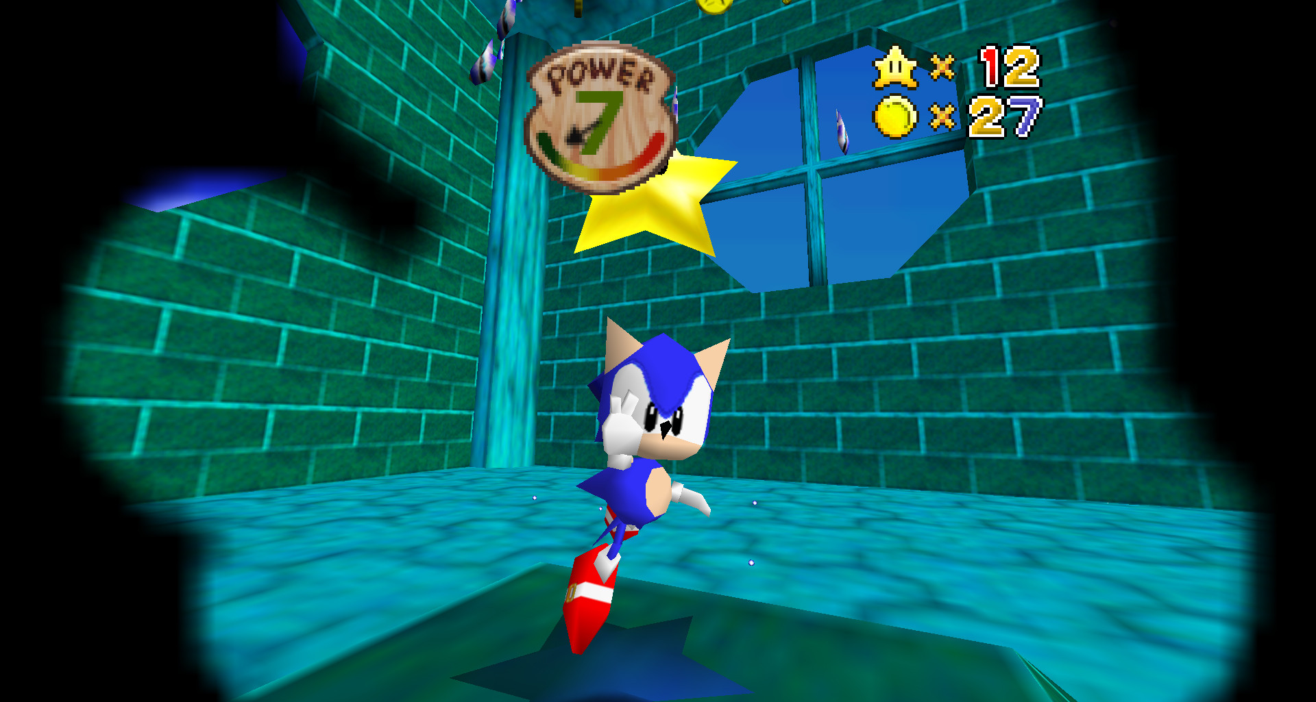 Sonic The Hedgehog (Saturn) [N64 + PC] [Super Mario 64] [Mods]