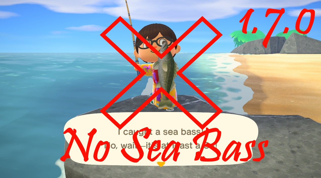 No Sea Bass [Animal Crossing: New Horizons] [Mods]