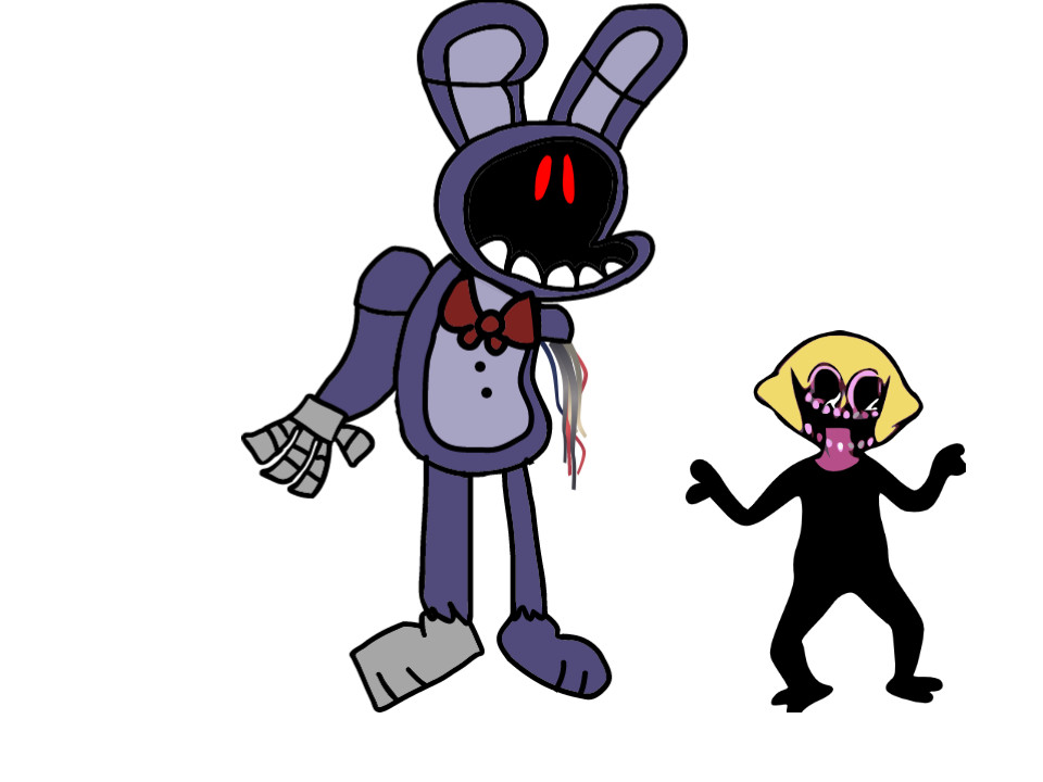 Withered Bonnie but it's Bonnie from FNaF Plus! (FNaF 2 Mods