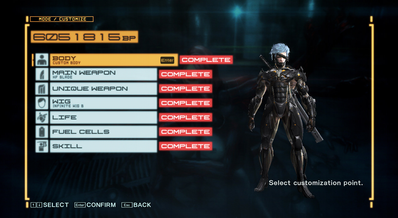 Metal Gear Rising: Revengeance Achievements