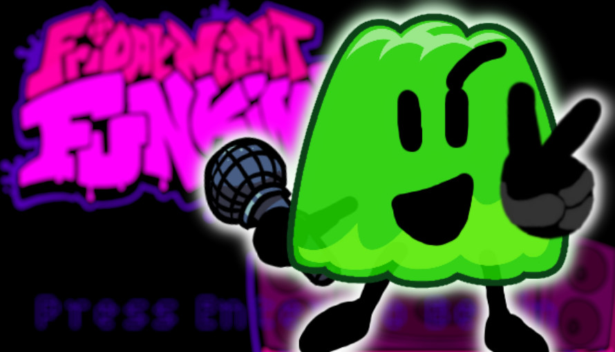 BFB Gelatin Boyfriend skin! [Friday Night Funkin'] [Mods]
