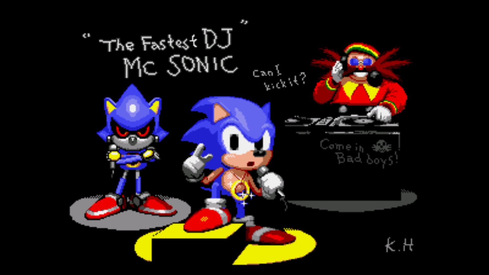 Metal Sonic - Sonic the Hedgehog, This is Metal Sonic's art…