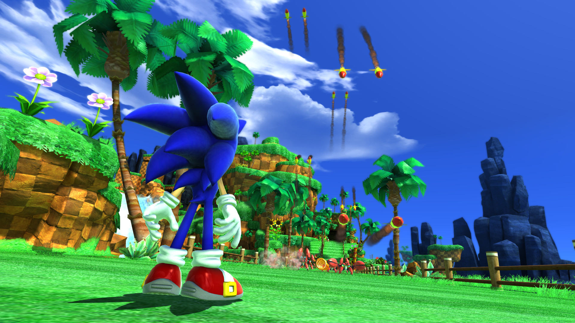 Custom / Edited - Sonic the Hedgehog Customs - Green Hill Zone Background  (Modern, Genesis-Style) - The Spriters Resource