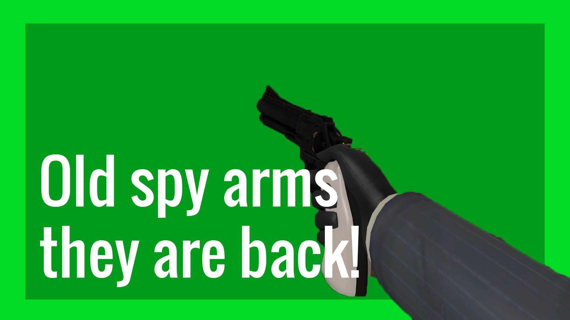 Old looking spy arms and anims