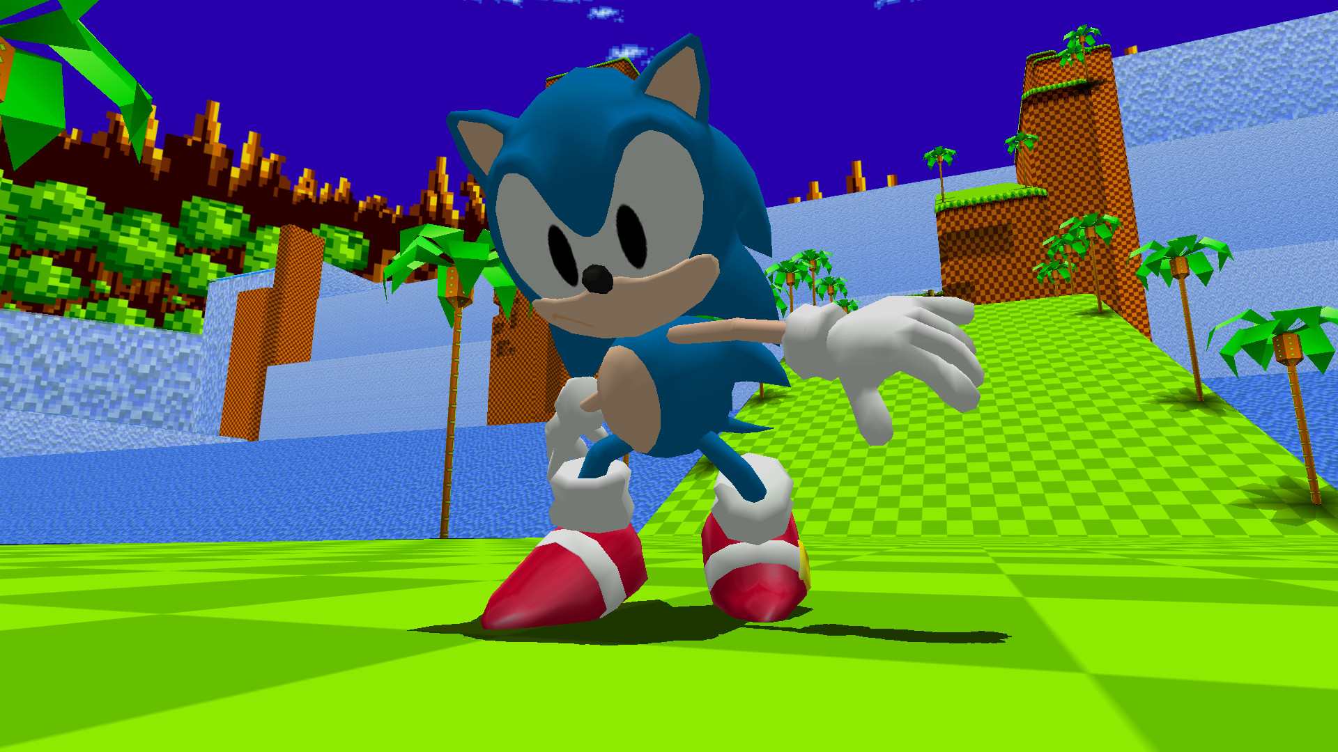 Dreamcast - Sonic Adventure 2 - Green Hill Zone - The Models Resource