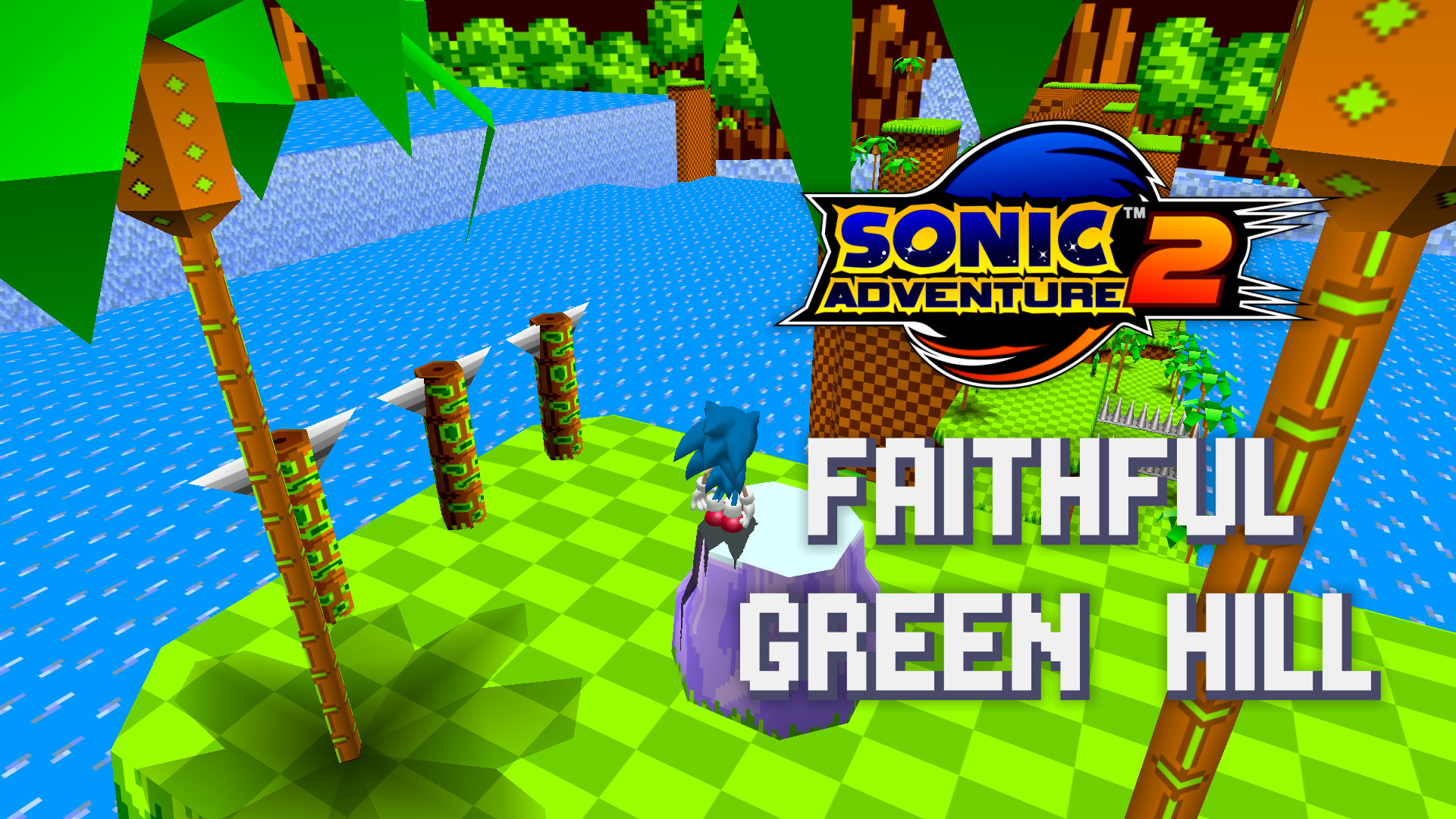 Green Hill Zone looks pretty good.