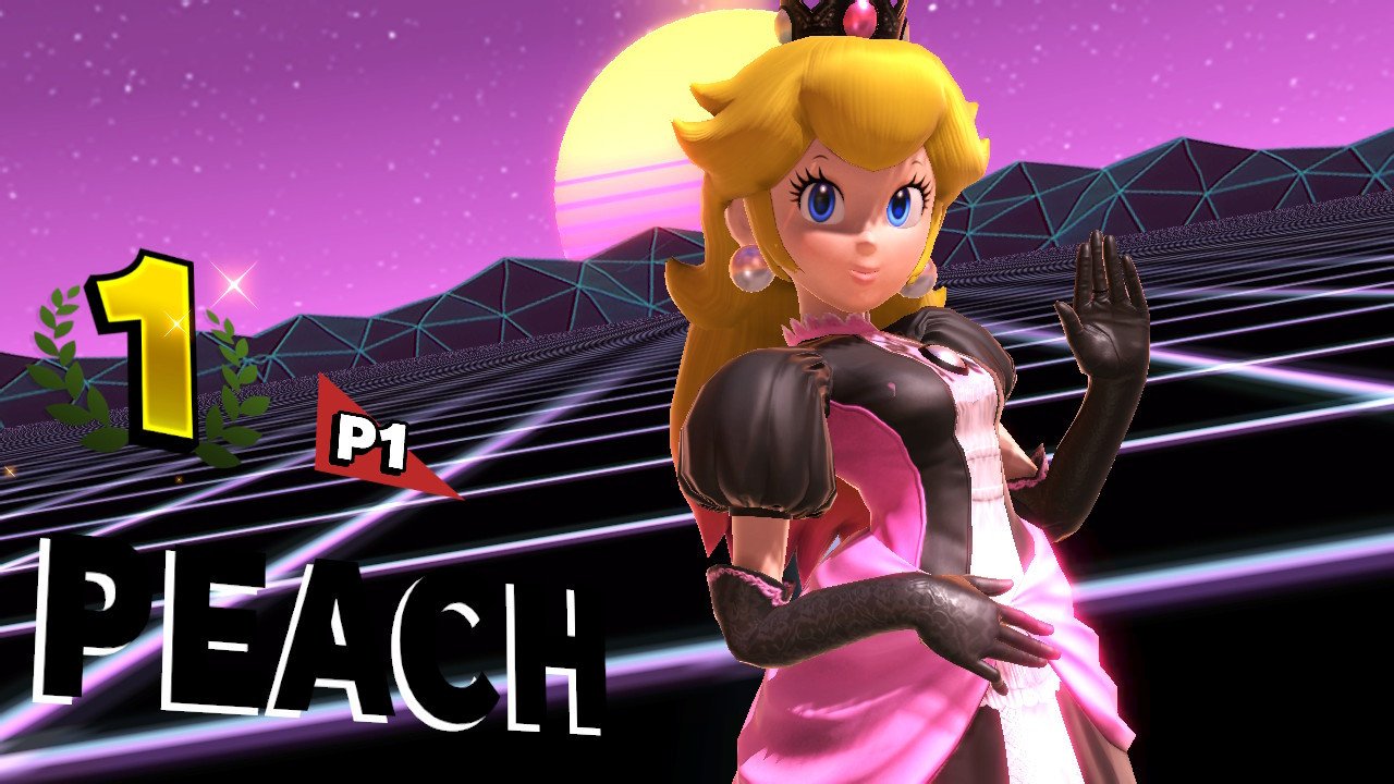 Pastel Goth Peach [Super Smash Bros. Ultimate] [Mods]