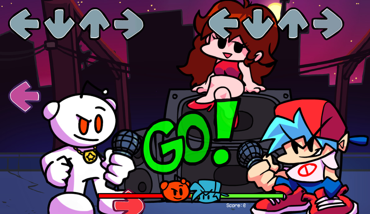 Reddit S Snoo Over Pico Friday Night Funkin Mods