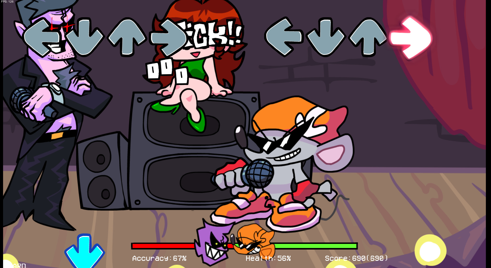 Ritz over BF Mod for Friday Night Funkin' | FNF Mods