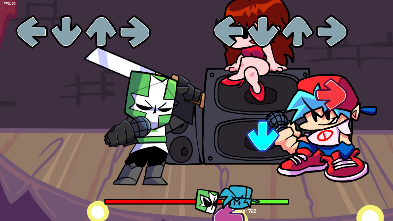 Castle Crashers Knight [Friday Night Funkin'] [Mods]