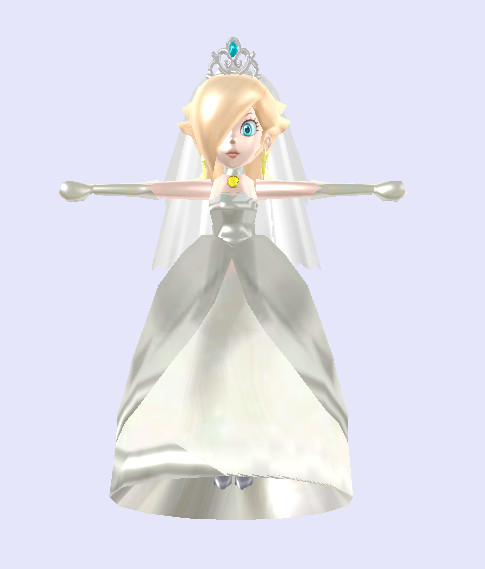 Wedding Rosalina [Mario Kart Wii] [Mods]