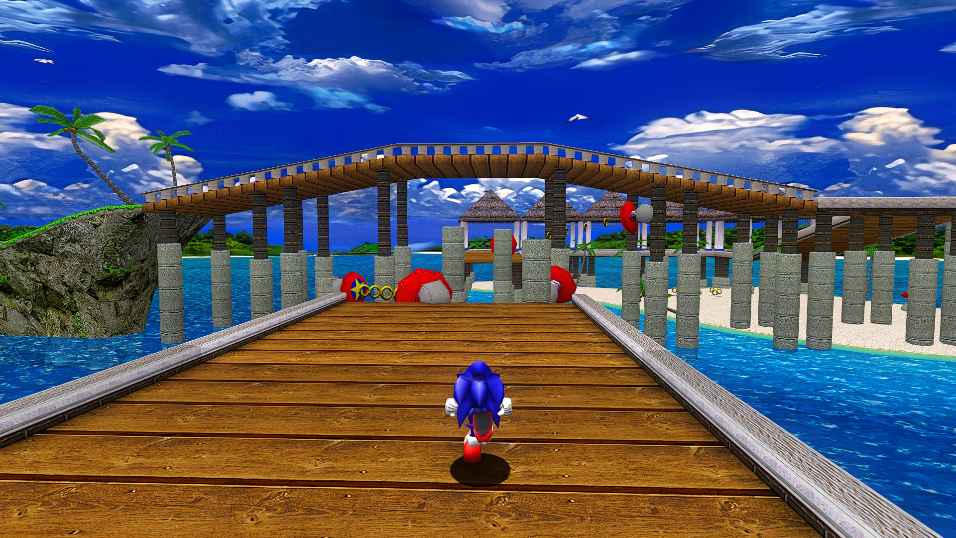 Improved Sonic running animation [Sonic Adventure DX] [Mods]