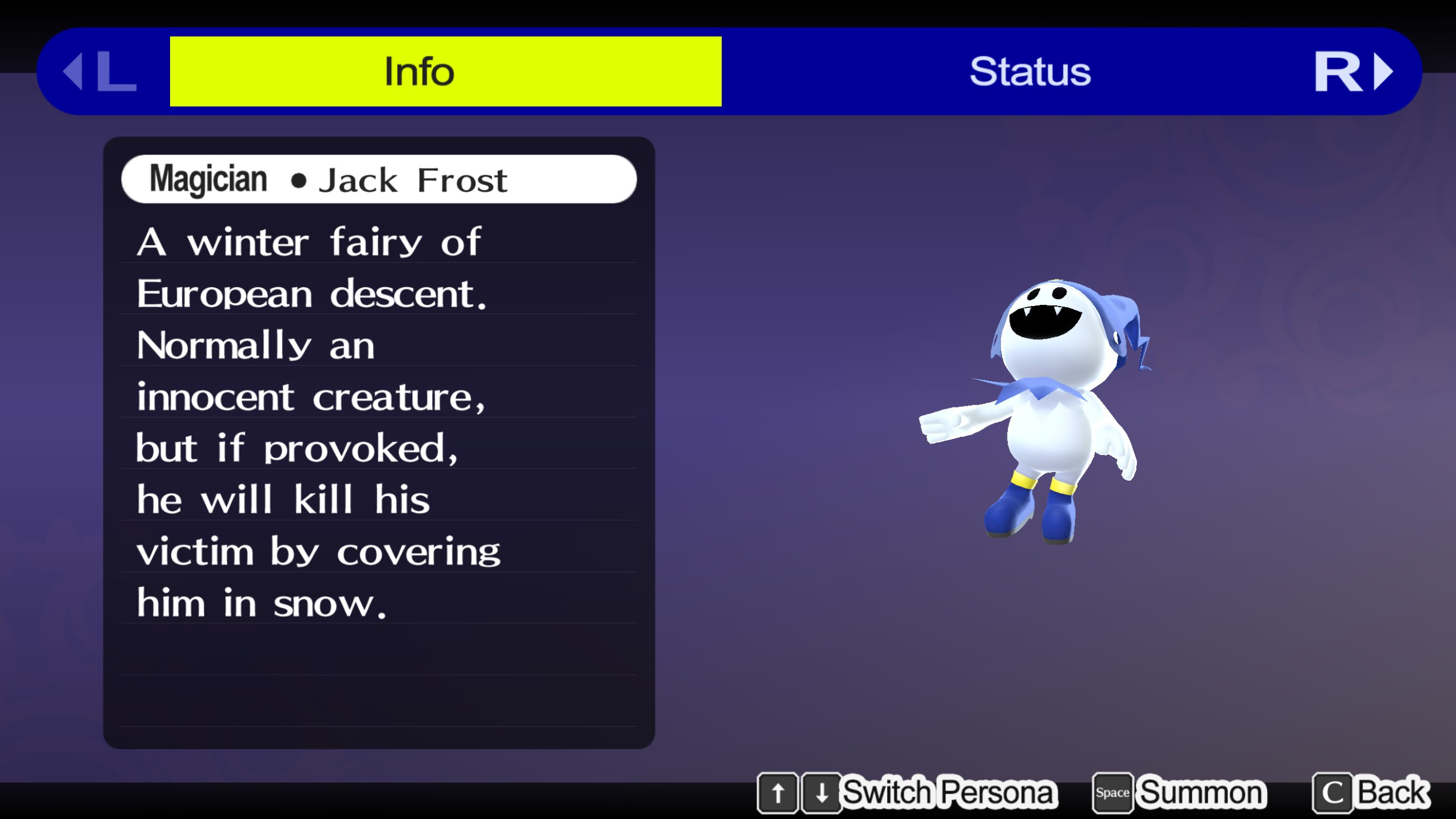 Jack Frost Persona 5 Model Backport Persona 4 Golden Pc Mods - jack frost roblox id songs